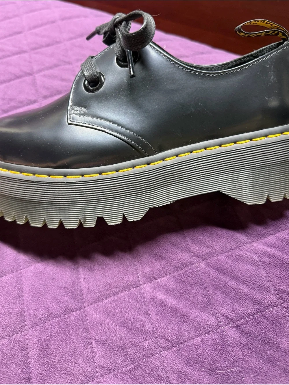 Dr. Martens  1461 SMOOTH LEATHER PLATFORM SHOES